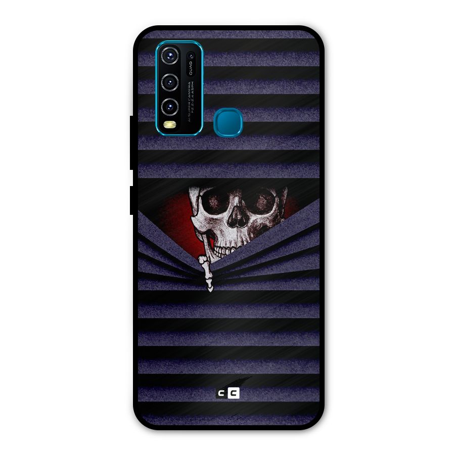 Skull Peak Metal Back Case for Vivo Y50