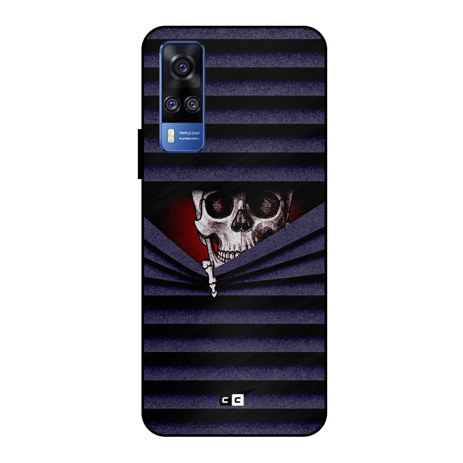 Skull Peak Metal Back Case for Vivo Y51