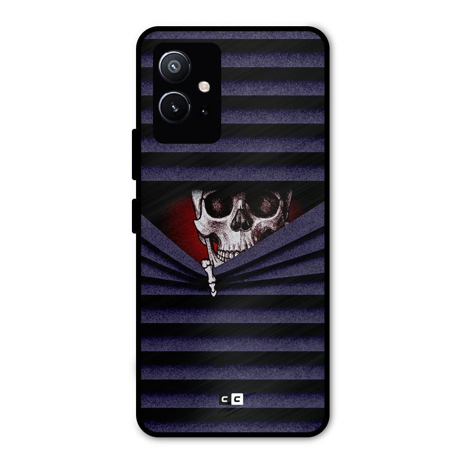 Skull Peak Metal Back Case for Vivo Y75 5G