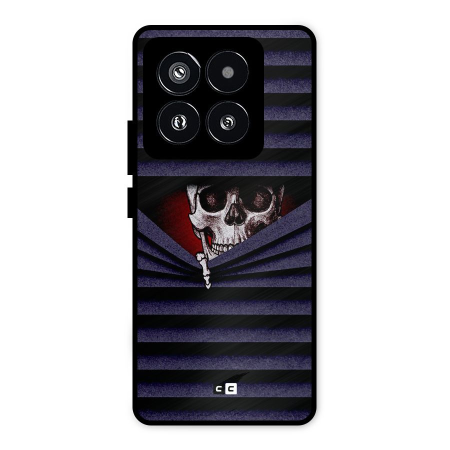 Skull Peak Metal Back Case for Xiaomi 14 Pro