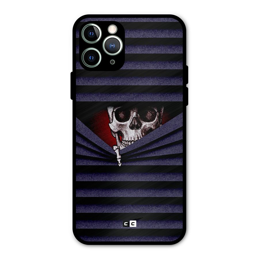 Skull Peak Metal Back Case for iPhone 11 Pro Max