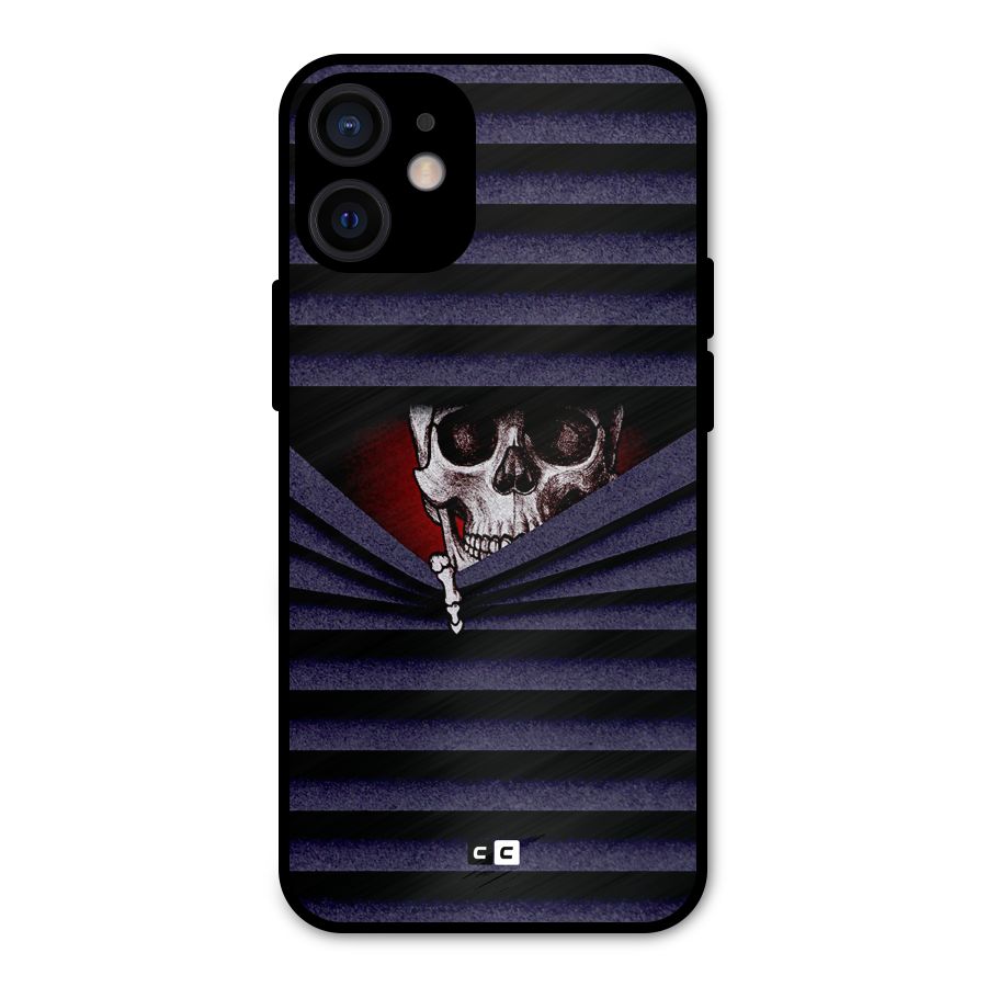 Skull Peak Metal Back Case for iPhone 12 Mini