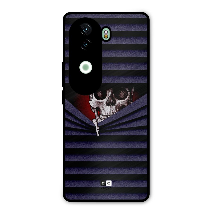 Skull Peak Metal Back Case for iQOO Z9s