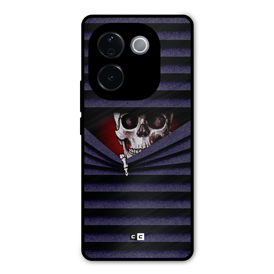 Skull Peak Metal Back Case for iQOO Z9s Pro