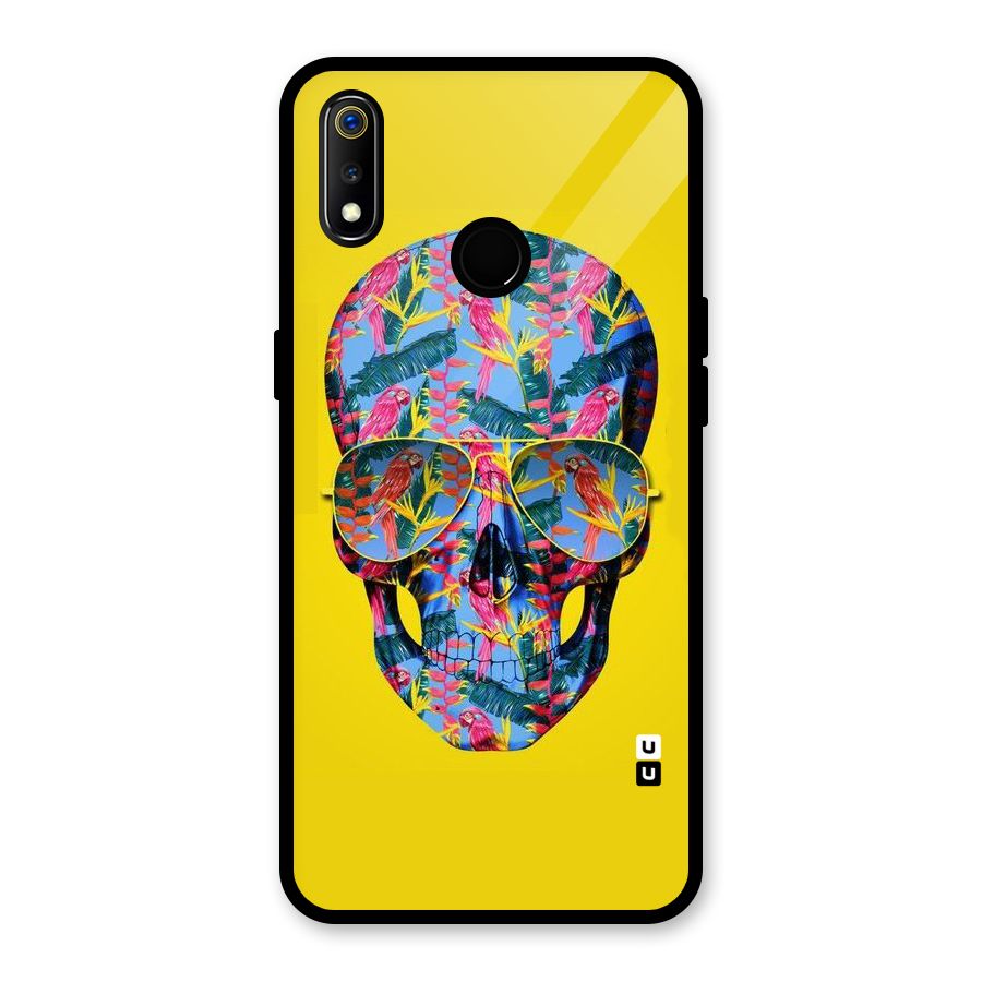 Skull Swag Glass Back Case for Realme 3i