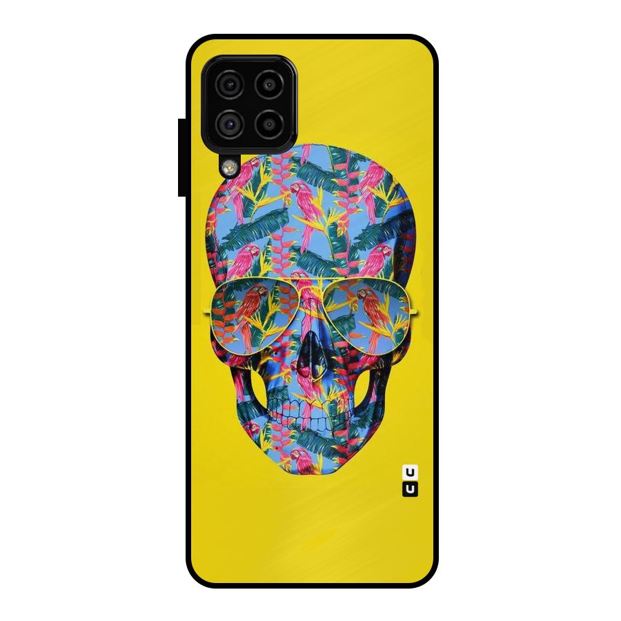 Skull Swag Metal Back Case for Galaxy A22 4G