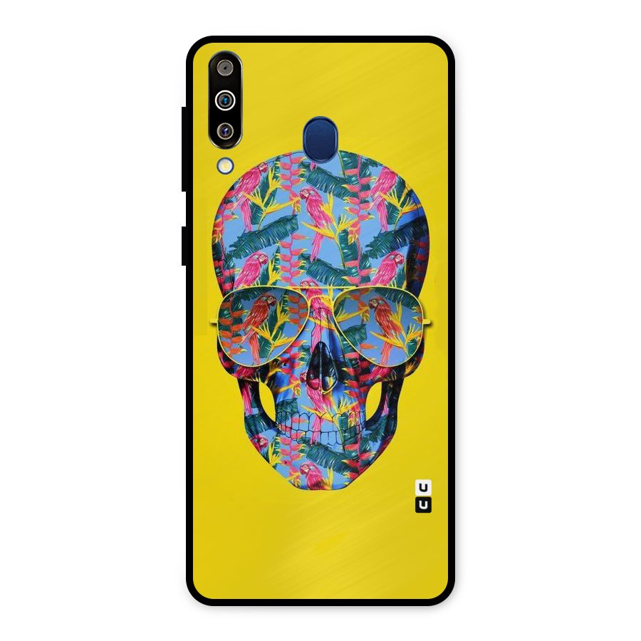 Skull Swag Metal Back Case for Galaxy M30