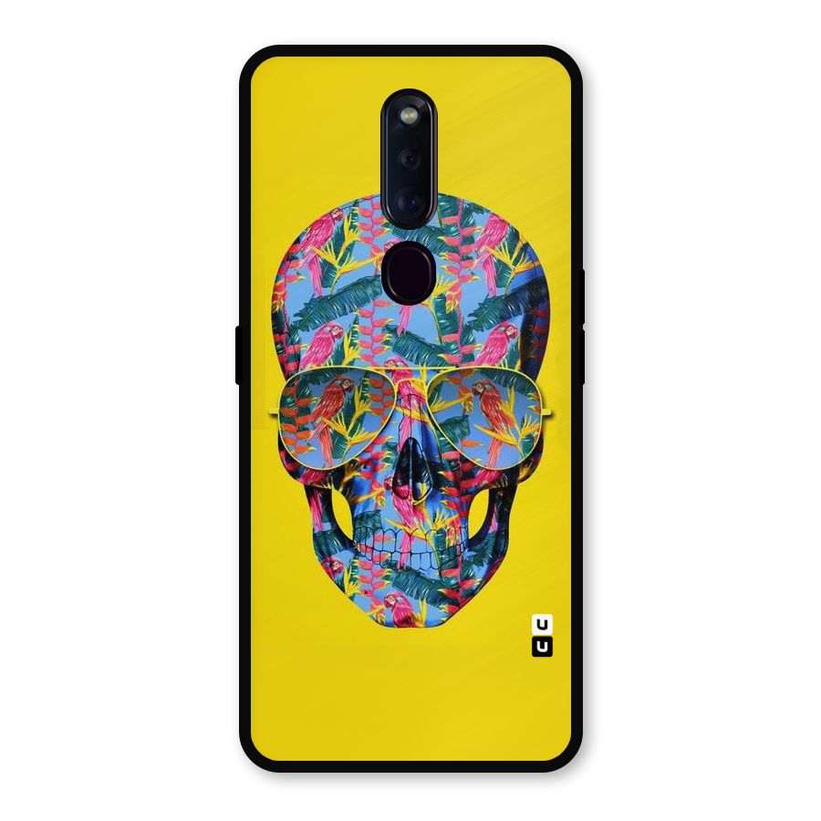 Skull Swag Metal Back Case for Oppo F11 Pro