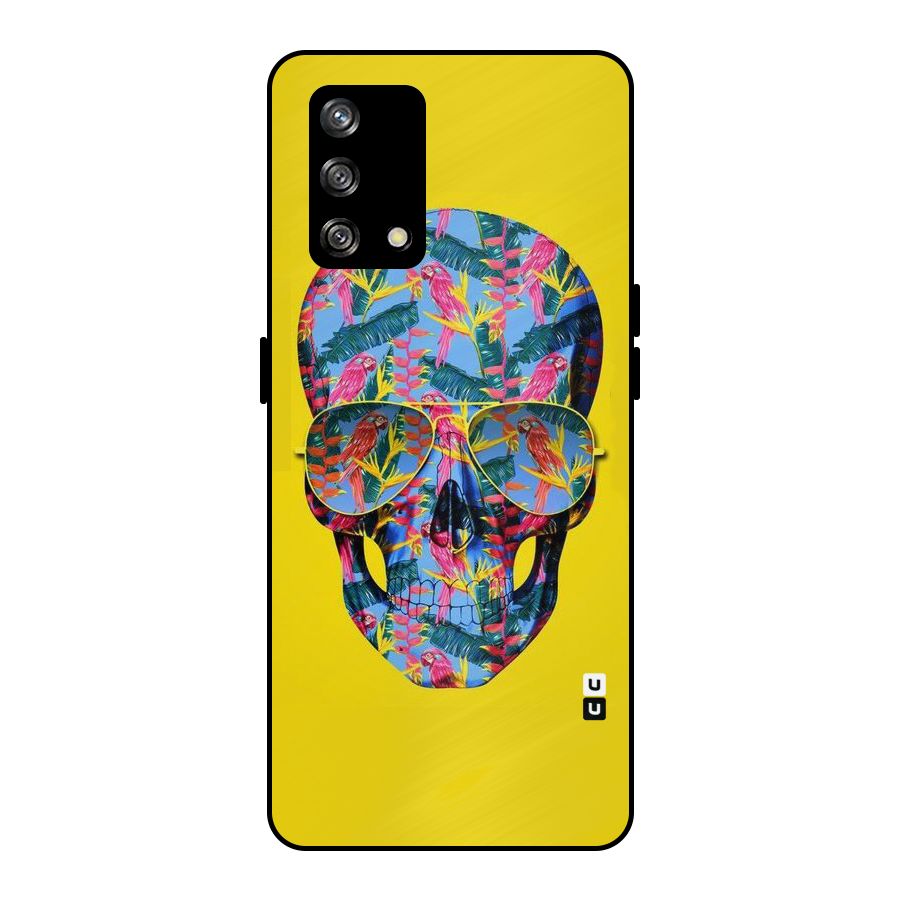 Skull Swag Metal Back Case for Oppo F19