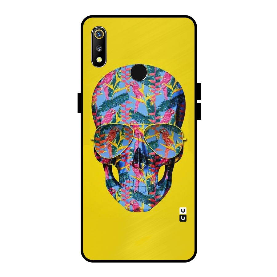 Skull Swag Metal Back Case for Realme 3i