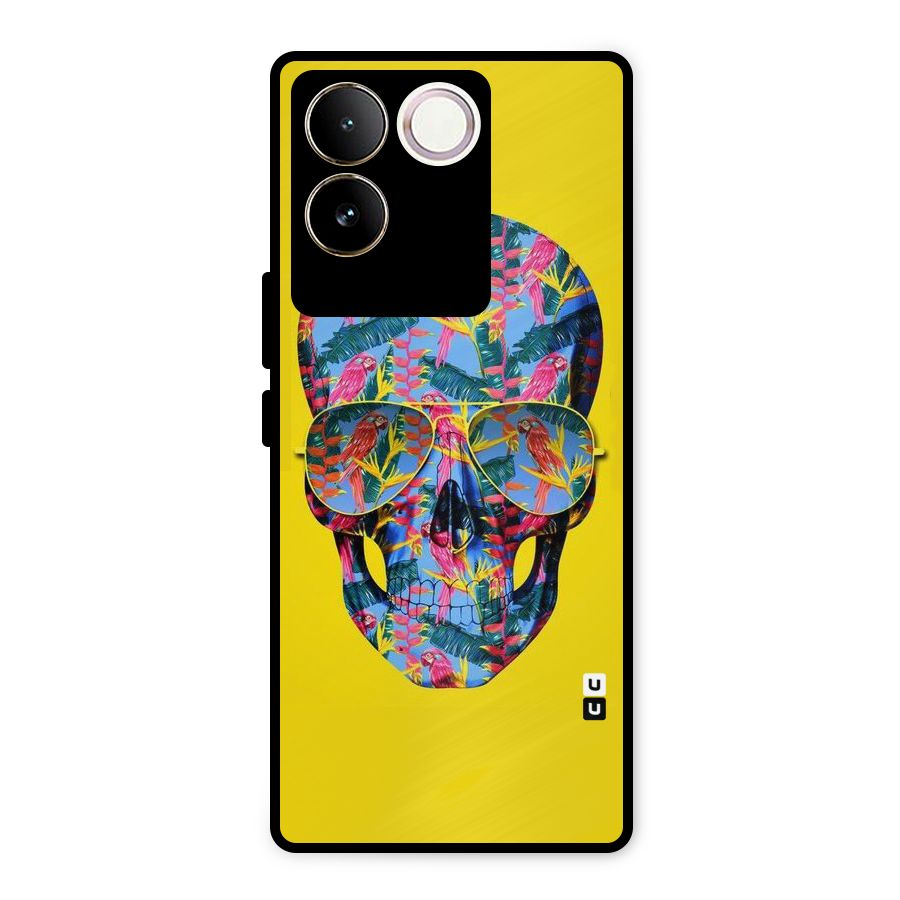 Skull Swag Metal Back Case for Vivo T2 Pro