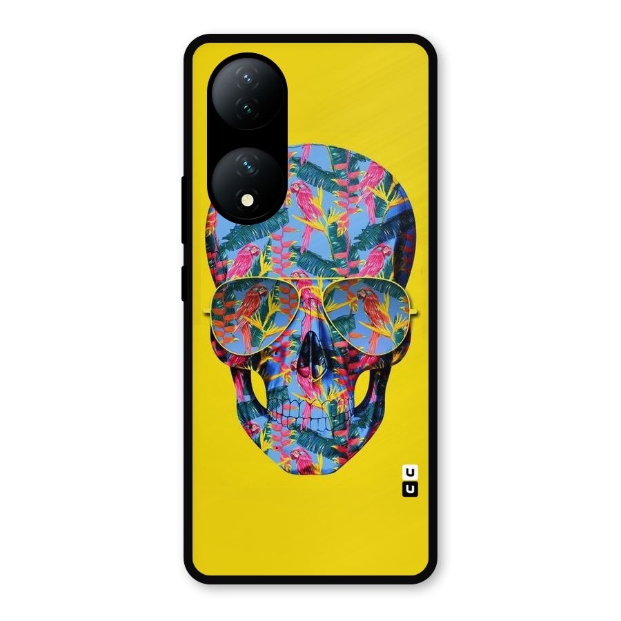 Skull Swag Metal Back Case for Vivo Y100a