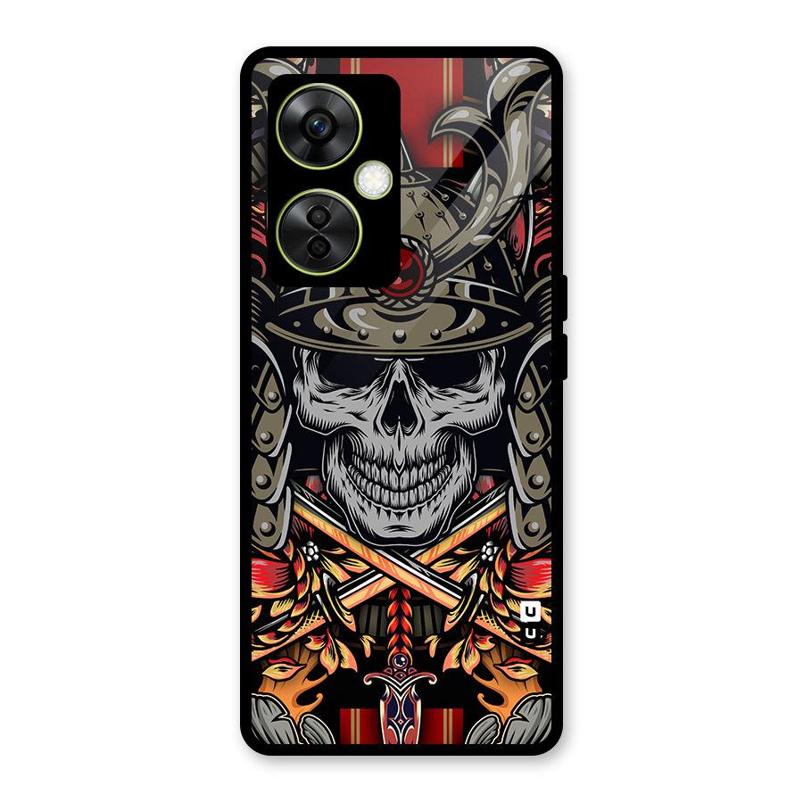 Skull Swords Snakes Glass Back Case for OnePlus Nord CE 3 Lite