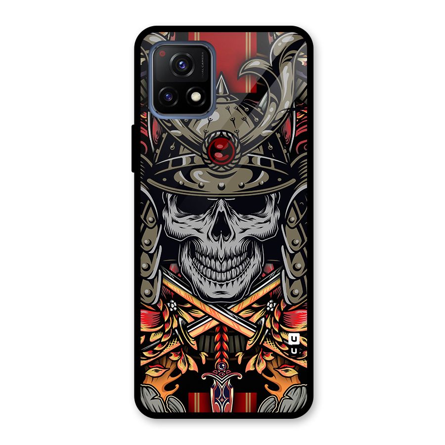 Skull Swords Snakes Glass Back Case for Vivo Y72 5G