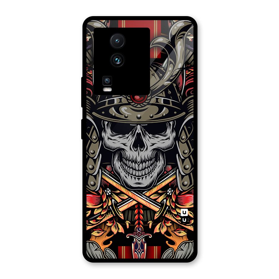 Skull Swords Snakes Glass Back Case for Vivo iQOO Neo 7 Pro