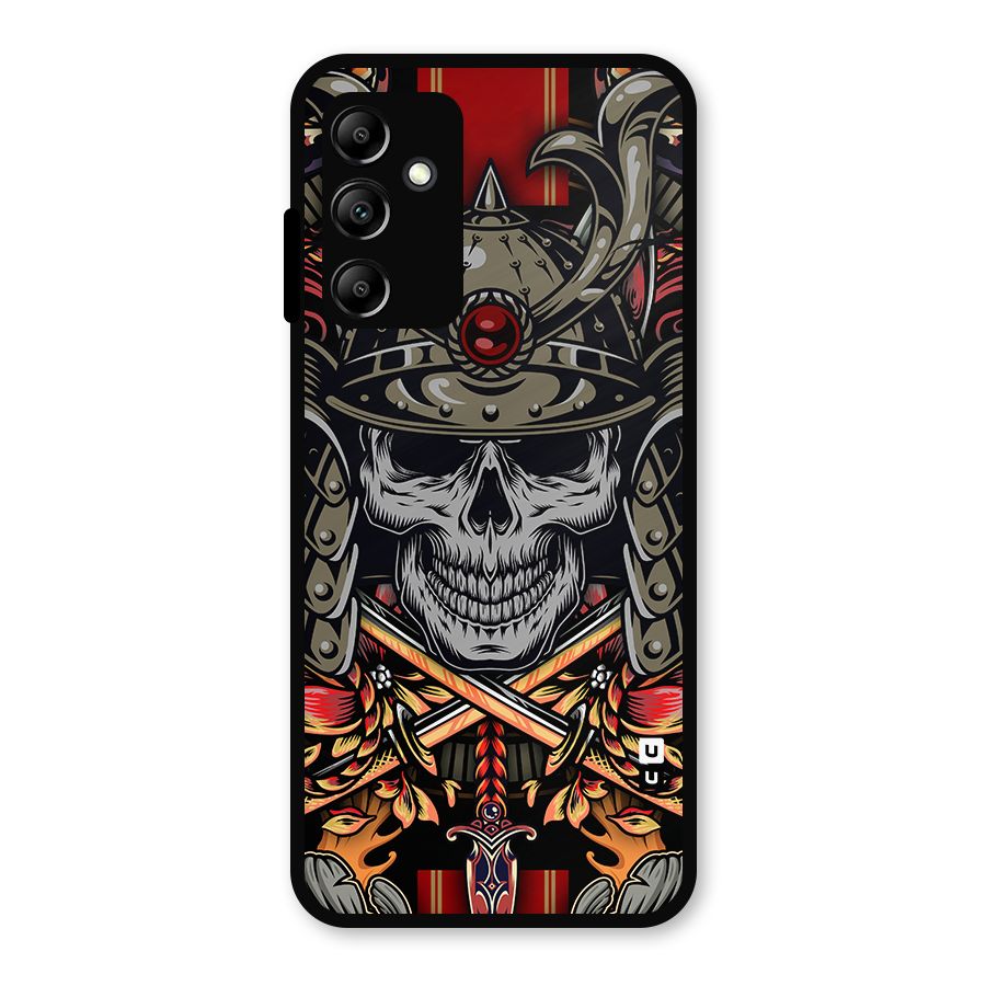 Skull Swords Snakes Metal Back Case for Galaxy A14 5G