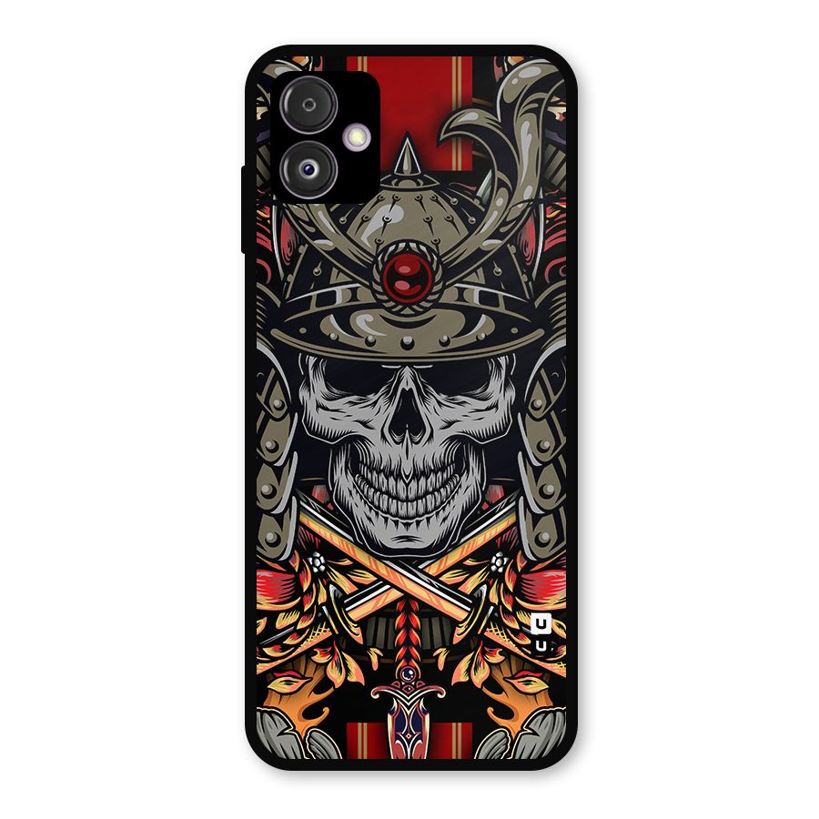 Skull Swords Snakes Metal Back Case for Galaxy F14