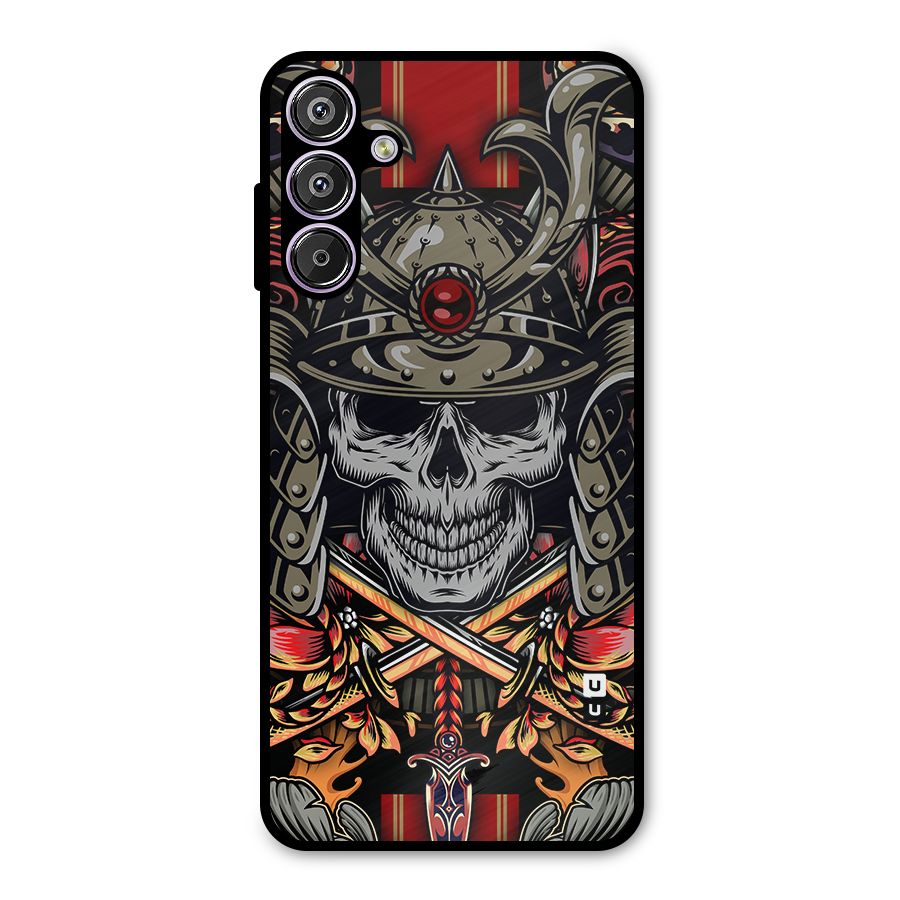 Skull Swords Snakes Metal Back Case for Galaxy F15