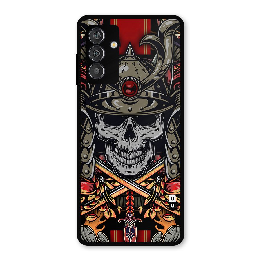 Skull Swords Snakes Metal Back Case for Galaxy M14 5G