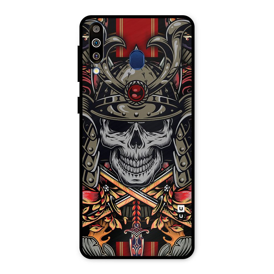 Skull Swords Snakes Metal Back Case for Galaxy M30