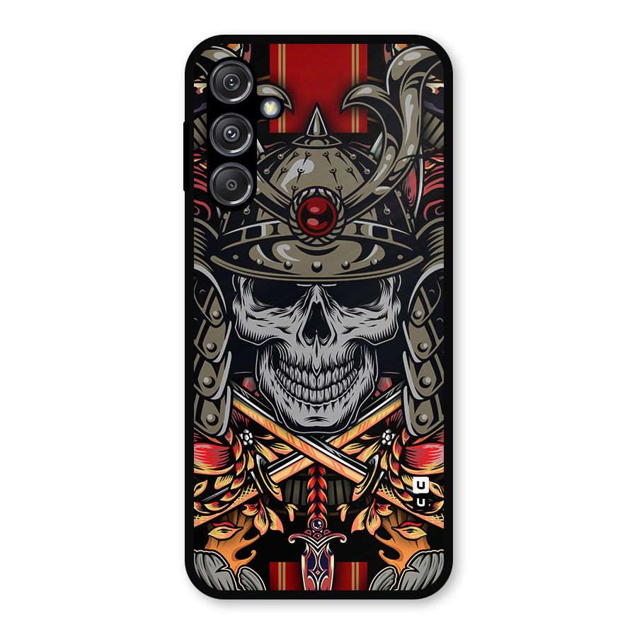 Skull Swords Snakes Metal Back Case for Galaxy M34 5G