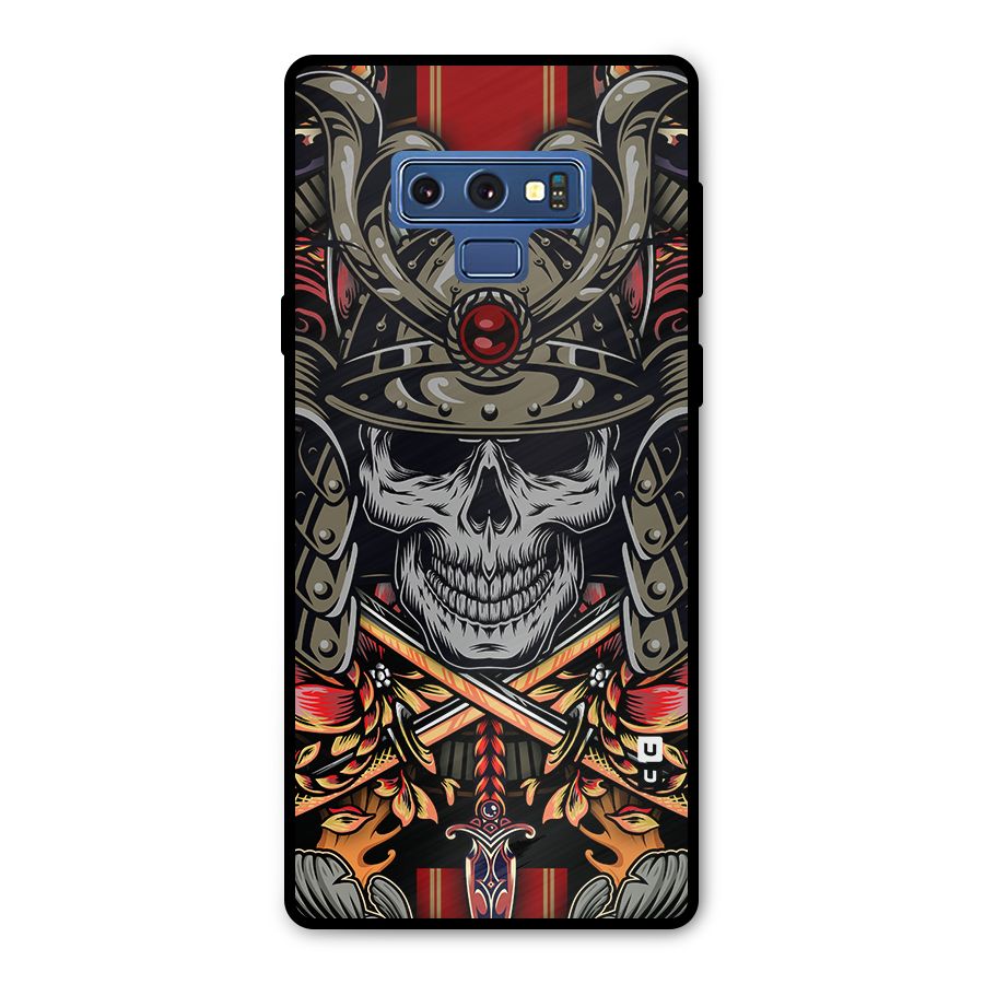 Skull Swords Snakes Metal Back Case for Galaxy Note 9