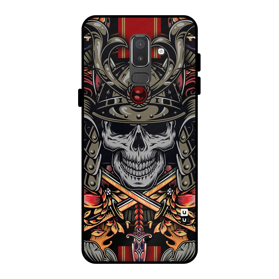 Skull Swords Snakes Metal Back Case for Galaxy On8 (2018)