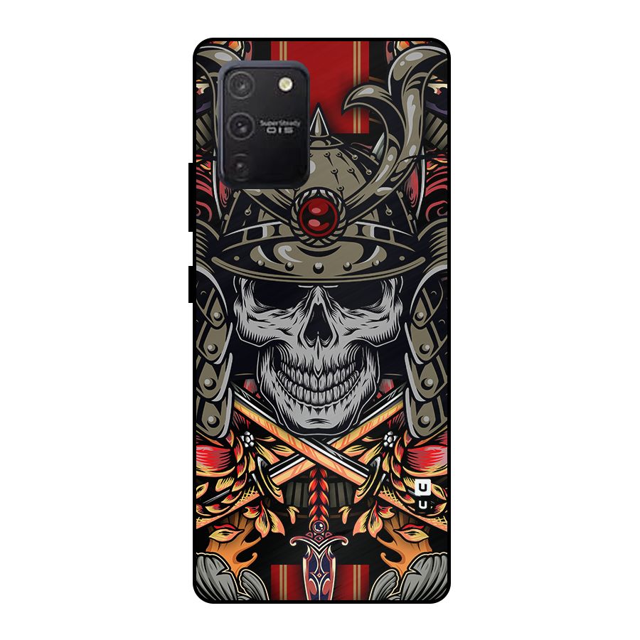 Skull Swords Snakes Metal Back Case for Galaxy S10 Lite