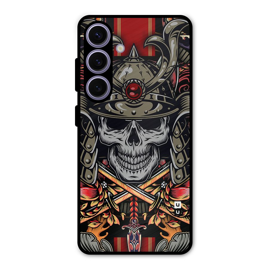Skull Swords Snakes Metal Back Case for Galaxy S24