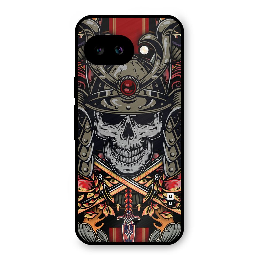 Skull Swords Snakes Metal Back Case for Google Pixel 9a