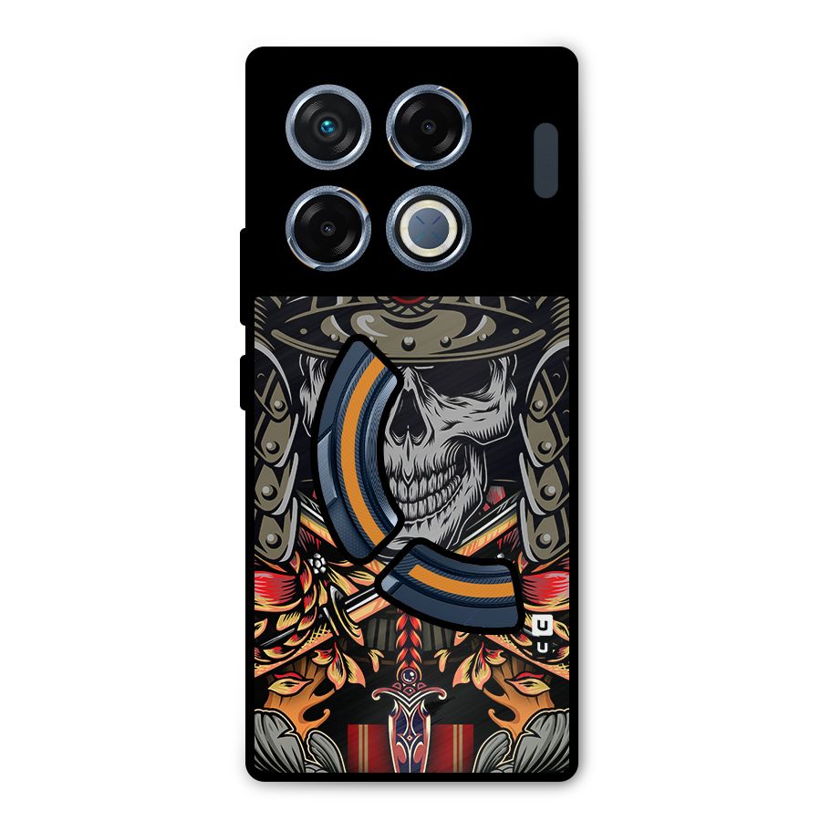 Skull Swords Snakes Metal Back Case for Infinix GT 20 Pro