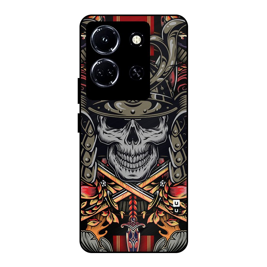 Skull Swords Snakes Metal Back Case for Infinix Note 30 5G