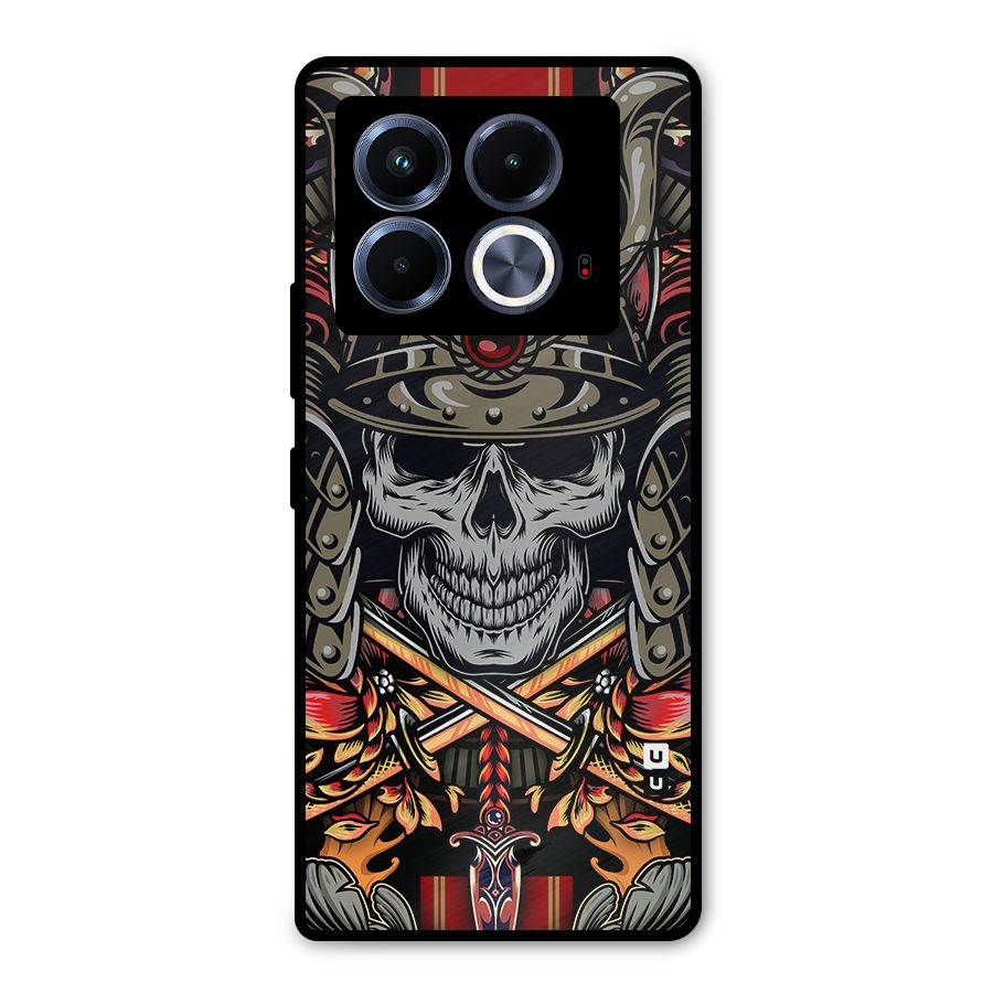 Skull Swords Snakes Metal Back Case for Infinix Note 40 5G