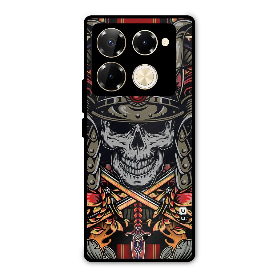 Skull Swords Snakes Metal Back Case for Infinix Note 40 Pro Plus