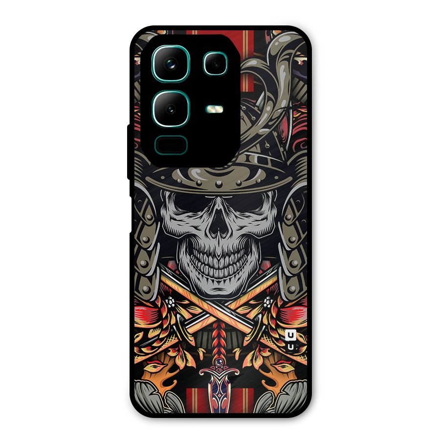 Skull Swords Snakes Metal Back Case for Infinix Note 50x
