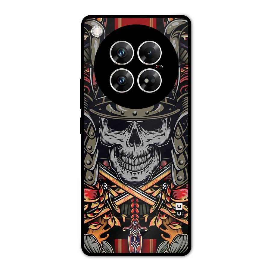 Skull Swords Snakes Metal Back Case for Infinix Zero 40 5G