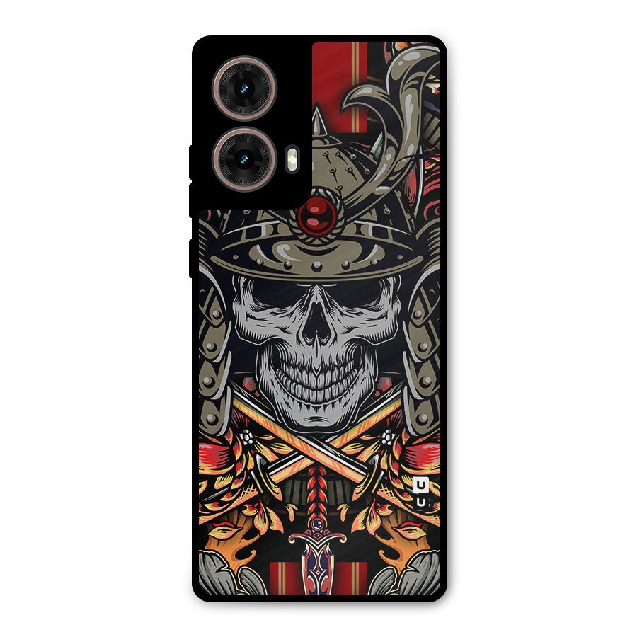 Skull Swords Snakes Metal Back Case for Moto G85