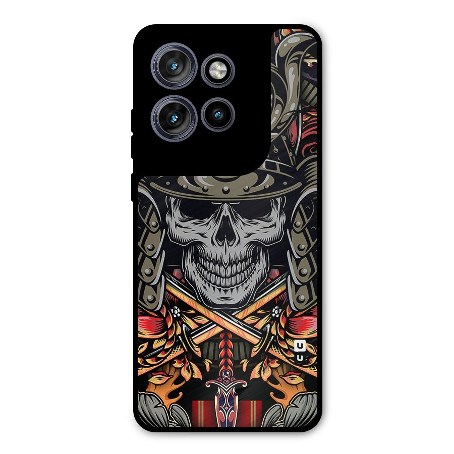 Skull Swords Snakes Metal Back Case for Motorola Edge 50 Neo