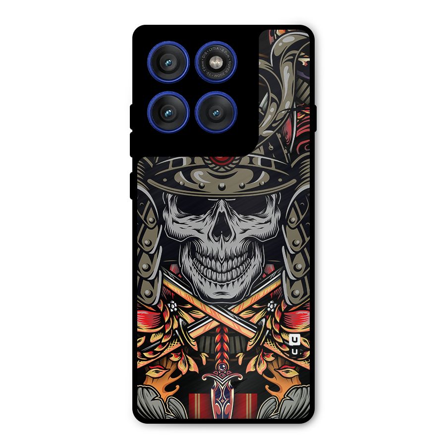 Skull Swords Snakes Metal Back Case for Motorola Edge 60 Pro