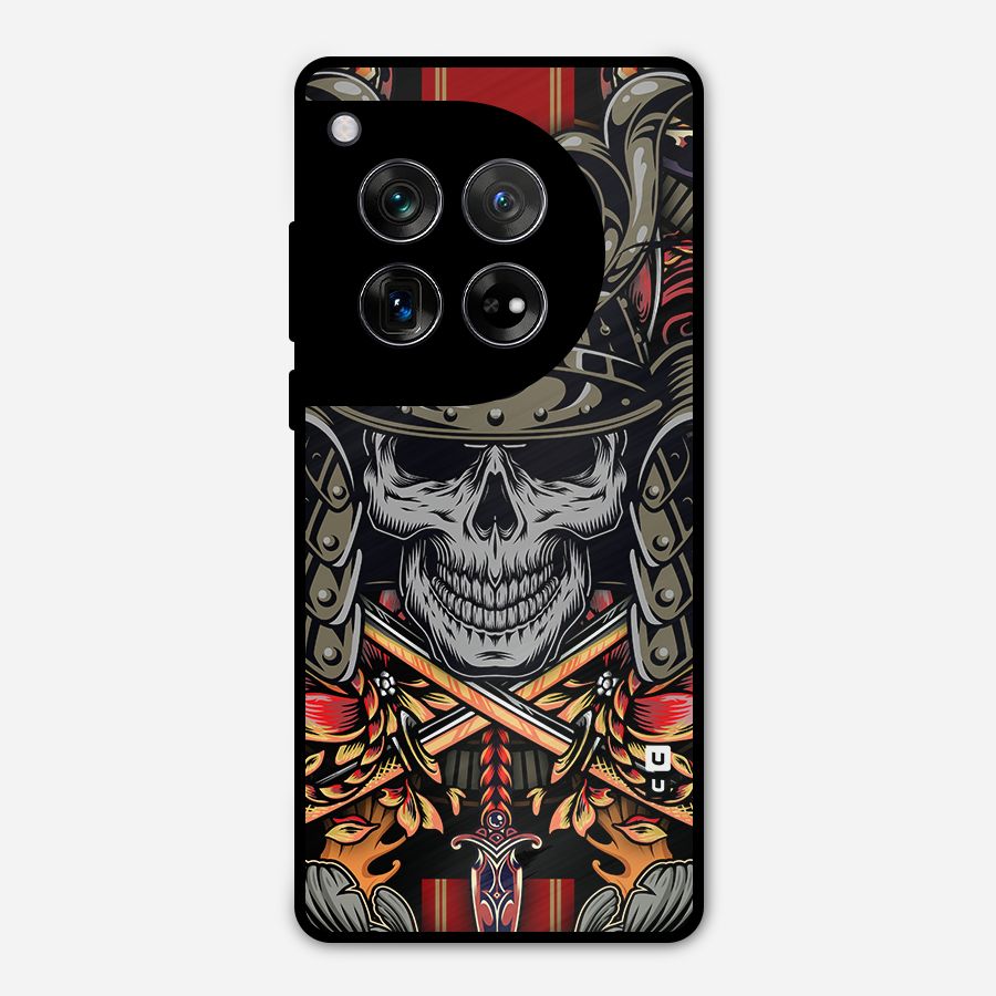 Skull Swords Snakes Metal Back Case for OnePlus 12