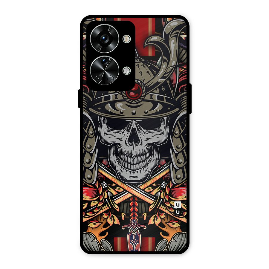 Skull Swords Snakes Metal Back Case for OnePlus Nord 2T