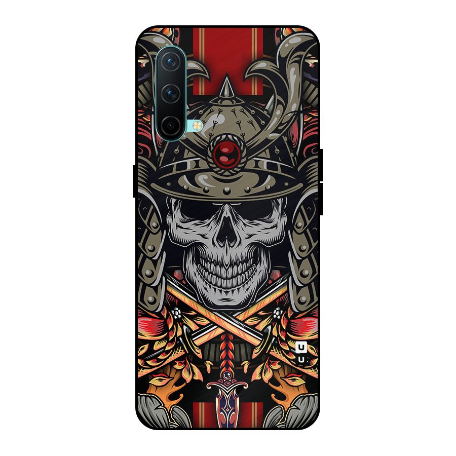 Skull Swords Snakes Metal Back Case for OnePlus Nord CE 5G