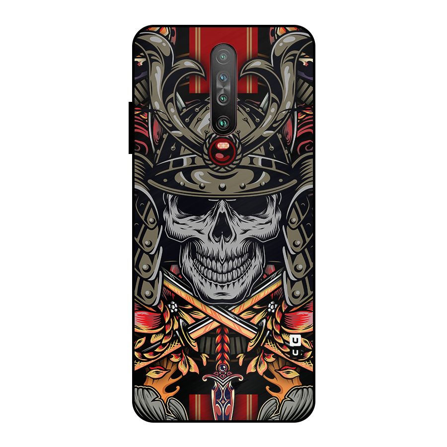 Skull Swords Snakes Metal Back Case for Poco X2