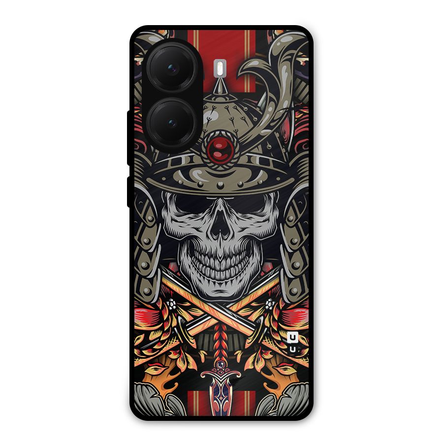 Skull Swords Snakes Metal Back Case for Poco X7 Pro