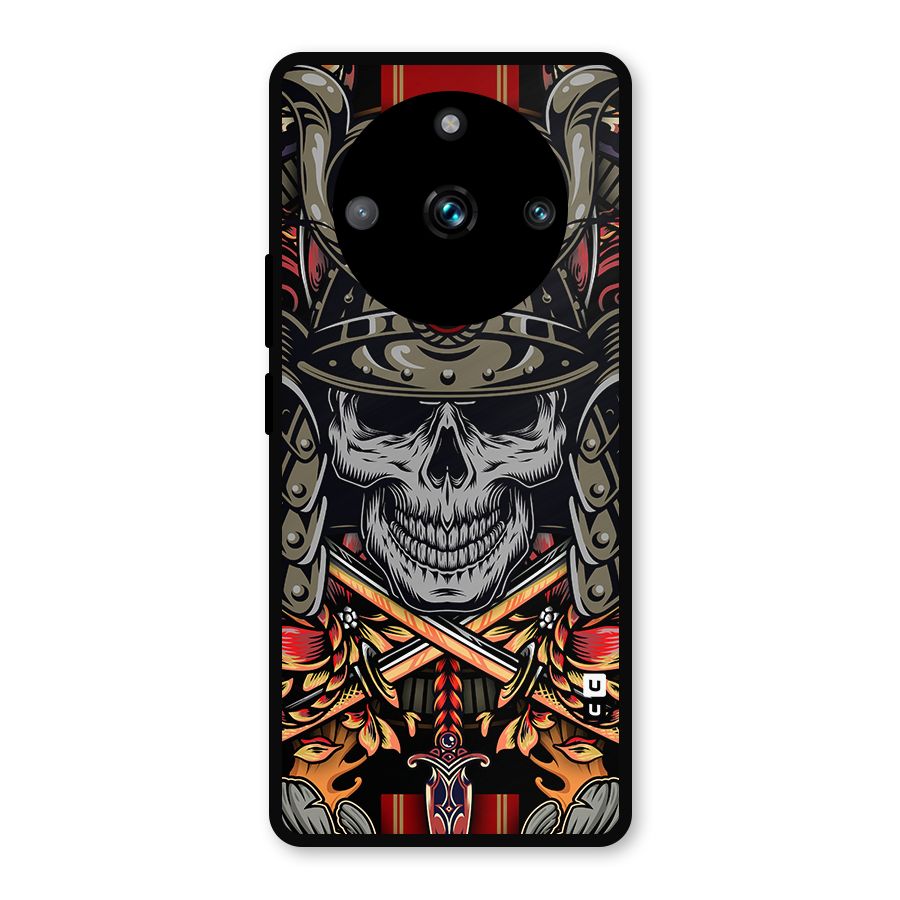 Skull Swords Snakes Metal Back Case for Realme 11 Pro