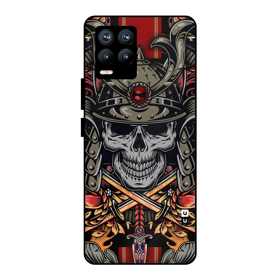 Skull Swords Snakes Metal Back Case for Realme 8 Pro