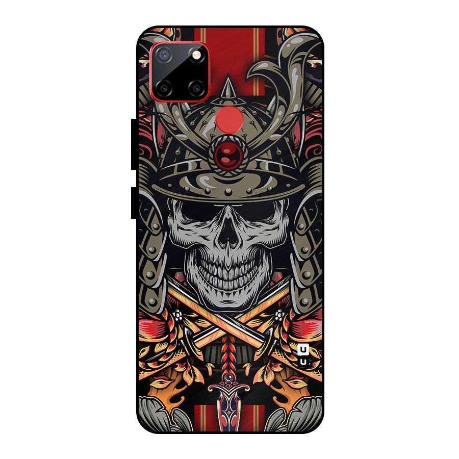 Skull Swords Snakes Metal Back Case for Realme C12