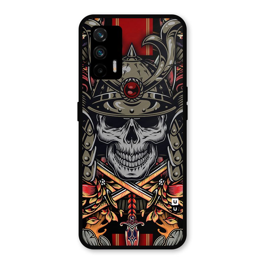 Skull Swords Snakes Metal Back Case for Realme GT 5G