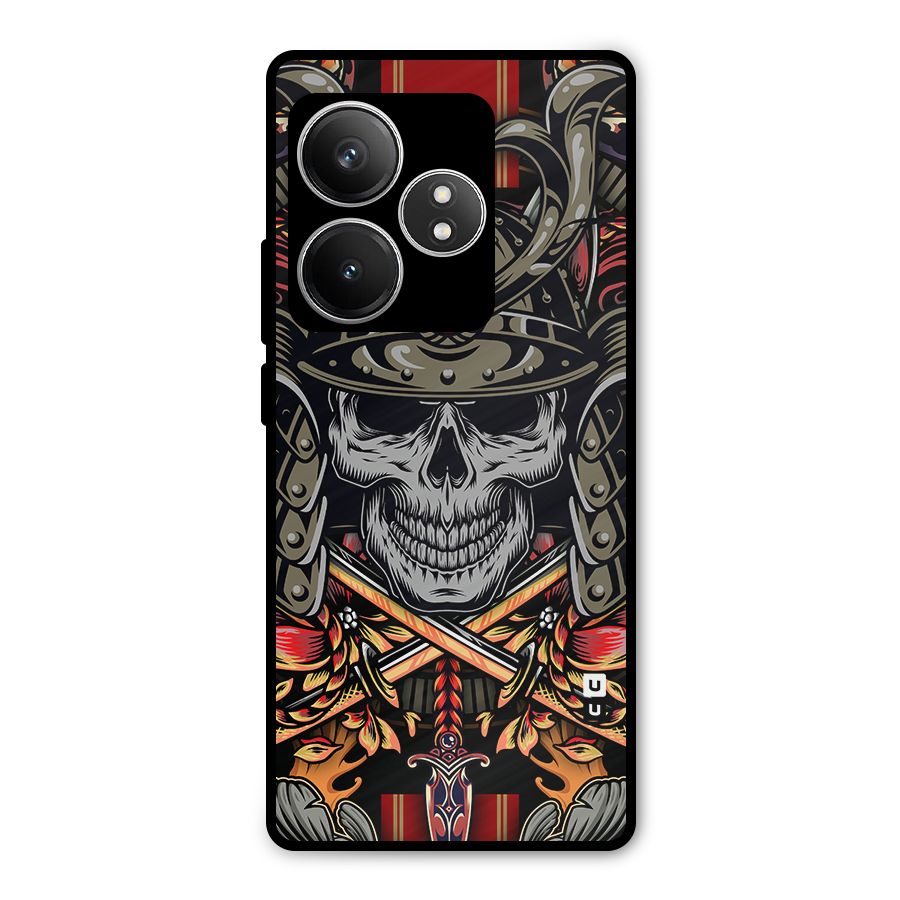 Skull Swords Snakes Metal Back Case for Realme GT 6T