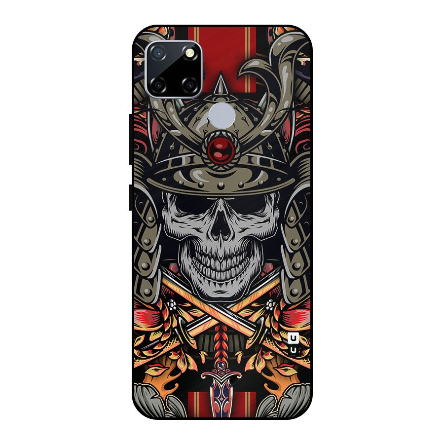 Skull Swords Snakes Metal Back Case for Realme Narzo 20